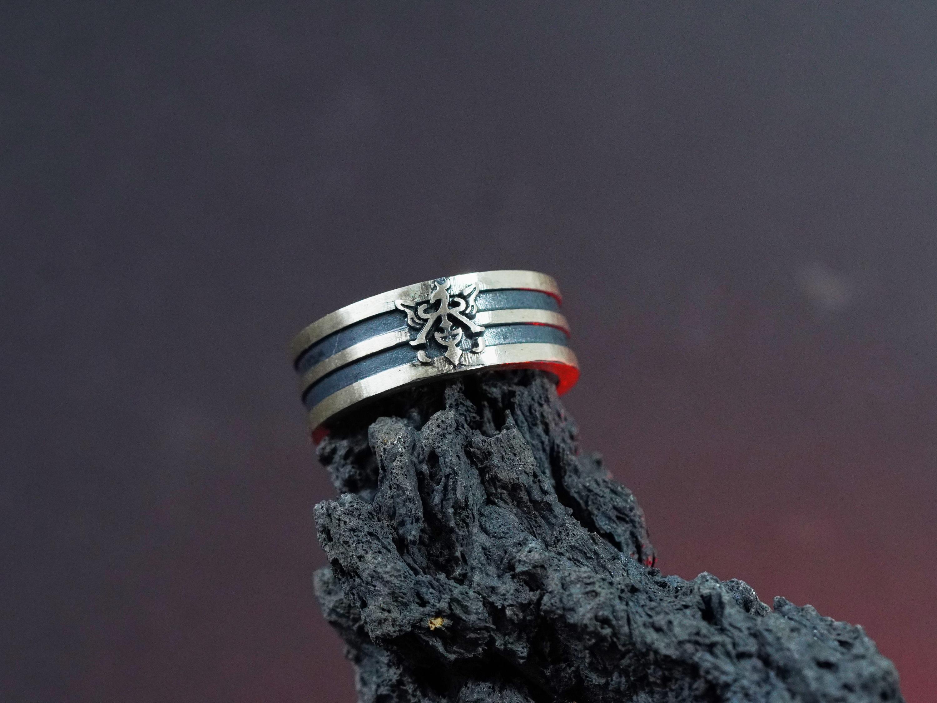 EXCLUSIVE Handmade Silver 950 Joshua Rosfield Ring, Final Fantasy XVI Jewelry, FF7R Fanmade Ring, FF16 Joshua Jewelry