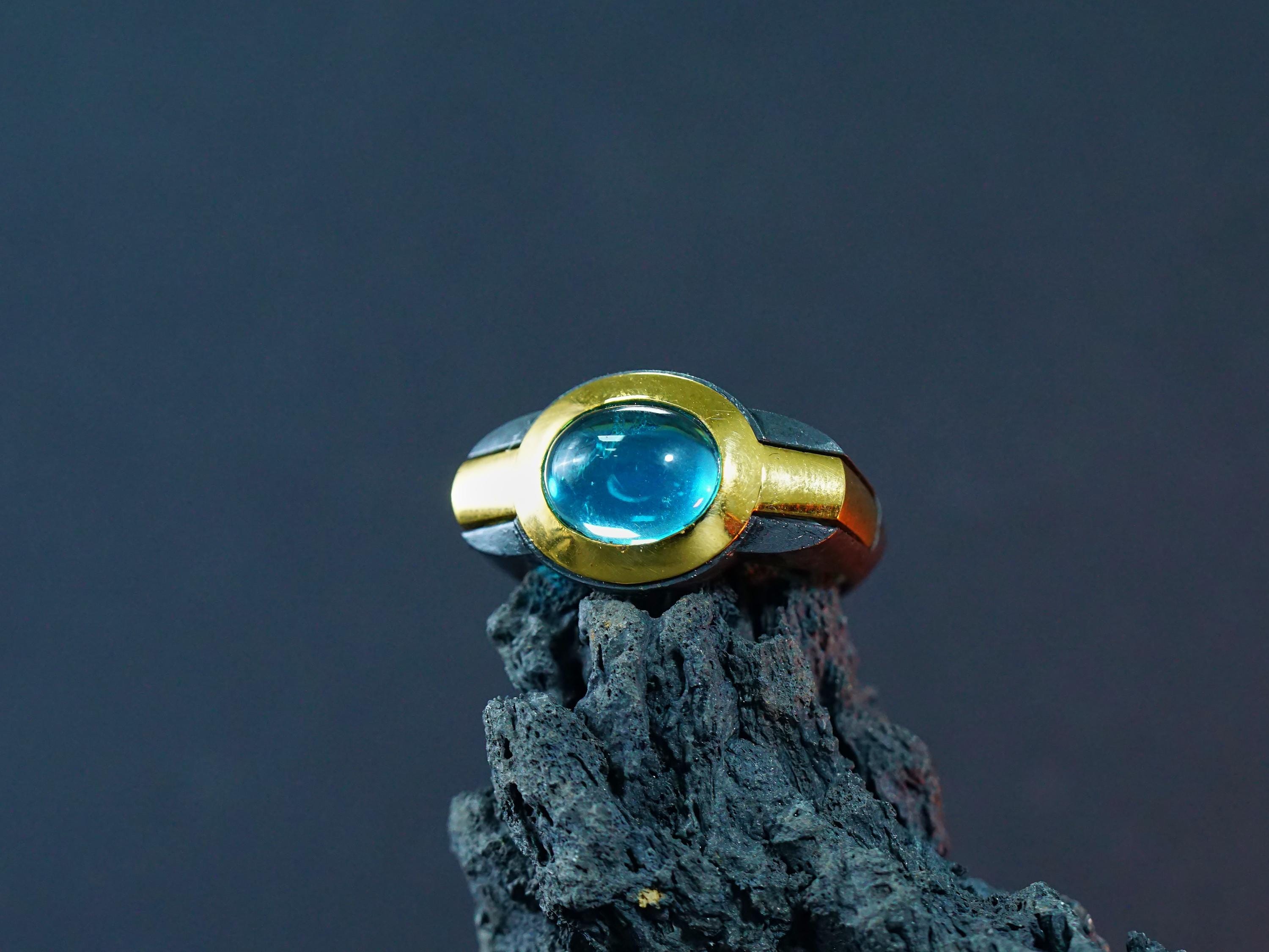 EXCLUSIVE Harbor Ring, Handmade Sterling Gold/Silver Valorant Jewelry, Unisex Signet Ring, Harbor Valorant Cosplay Jewelry