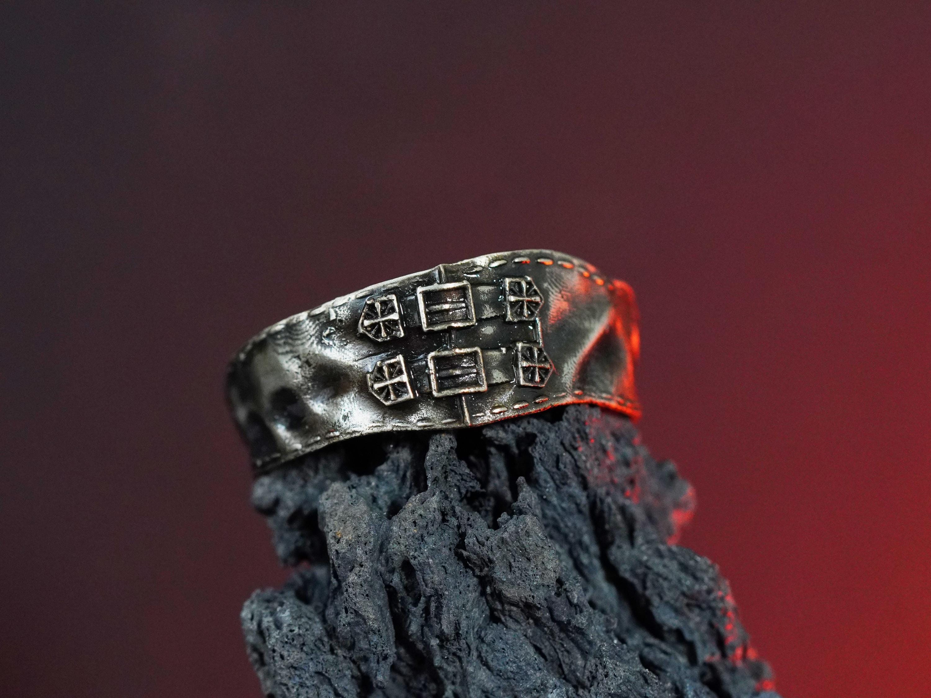 EXCLUSIVE Final Fantasy - Vincent Valentine, Handmade Silver 950, Final Fantasy XVI FF16 Jewelry, FFXVI Vincent Valentine