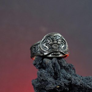 EXCLUSIVE Fanmade Final Fantasy VII Champion Belt Ring, Handmade Silver 950 Jewelry, FF7 Rebirth Accessory, Perfect Gift for Fantasy Fans