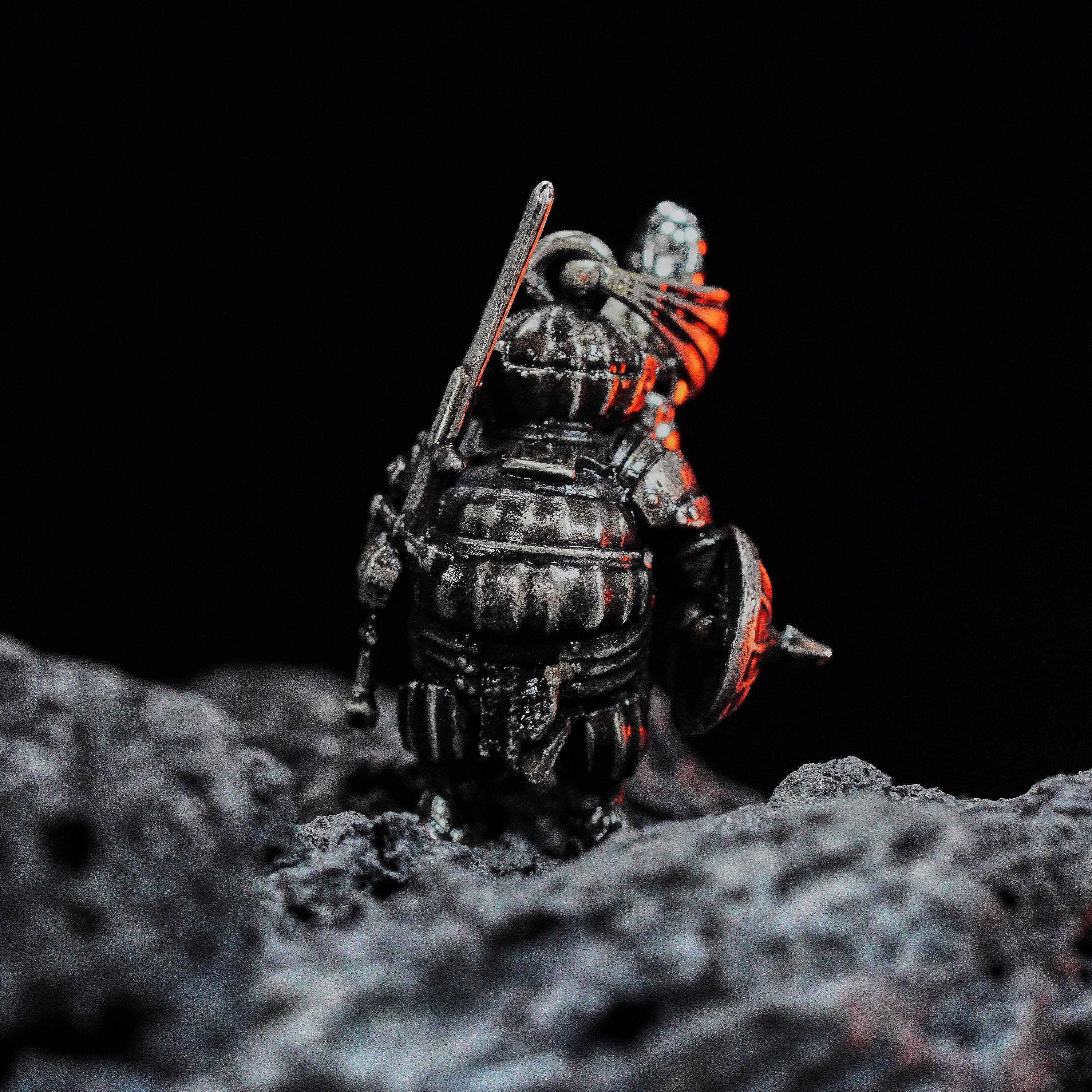 EXCLUSIVE Dark Souls Onion Knight Necklace – Handmade 950 Silver Siegmeyer Pendant – Catarina Warrior Gamer Jewelry Gift