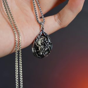 Exclusive Handmade El.den - Ra.dagon's Sorese.al Necklace, Silver 950 Pendant Inspired by Radagon, Godfrey, Malenia, and the Erdtree