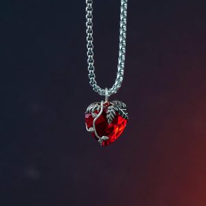 PREMIUM Fanmade Amulet of Greater Health, Baldur's Gate 3 Inspired Necklace, Handmade Silver 950 Fantasy Jewelry for Gamers