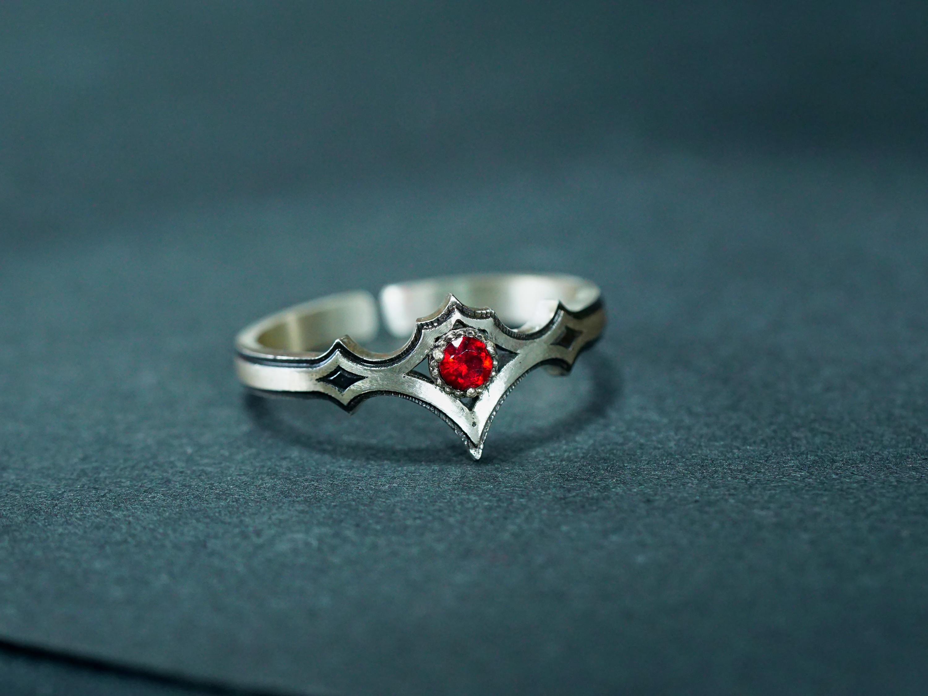 EXCLUSIVE Baldur's Gate 3 Szarr Family Ring, Cazador’s Ring Custom 950 Silver Handmade, BG3 Jewelry, Cazador Ring