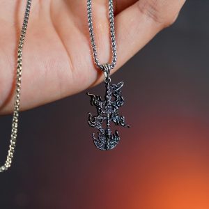 Exclusive Crusa.de Insigni.a - Fanmade Eld.en Ring, Handmade 950 Silver Pendant, Inspired by Eld.en Ring Talisman Items and Characters