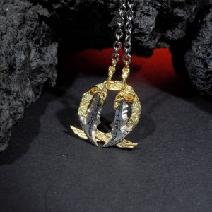 PREMIUM Blade of Chaos Necklace – God of War Ragnarok Jewelry – Kratos Cosplay Pendant – Handmade Gift for GOW Fans