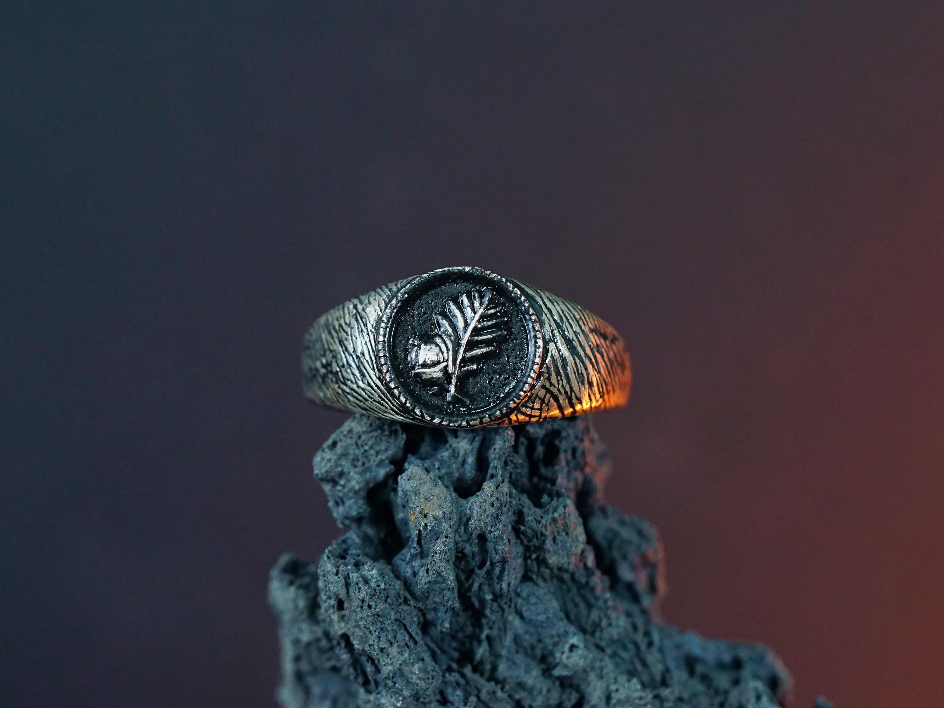 EXCLUSIVE Fanmade Baldur's Gate 3 Halsin Ring, Custom 950 Silver Handmade Ring, Perfect Jewelry Gift for DnD and RPG Fans