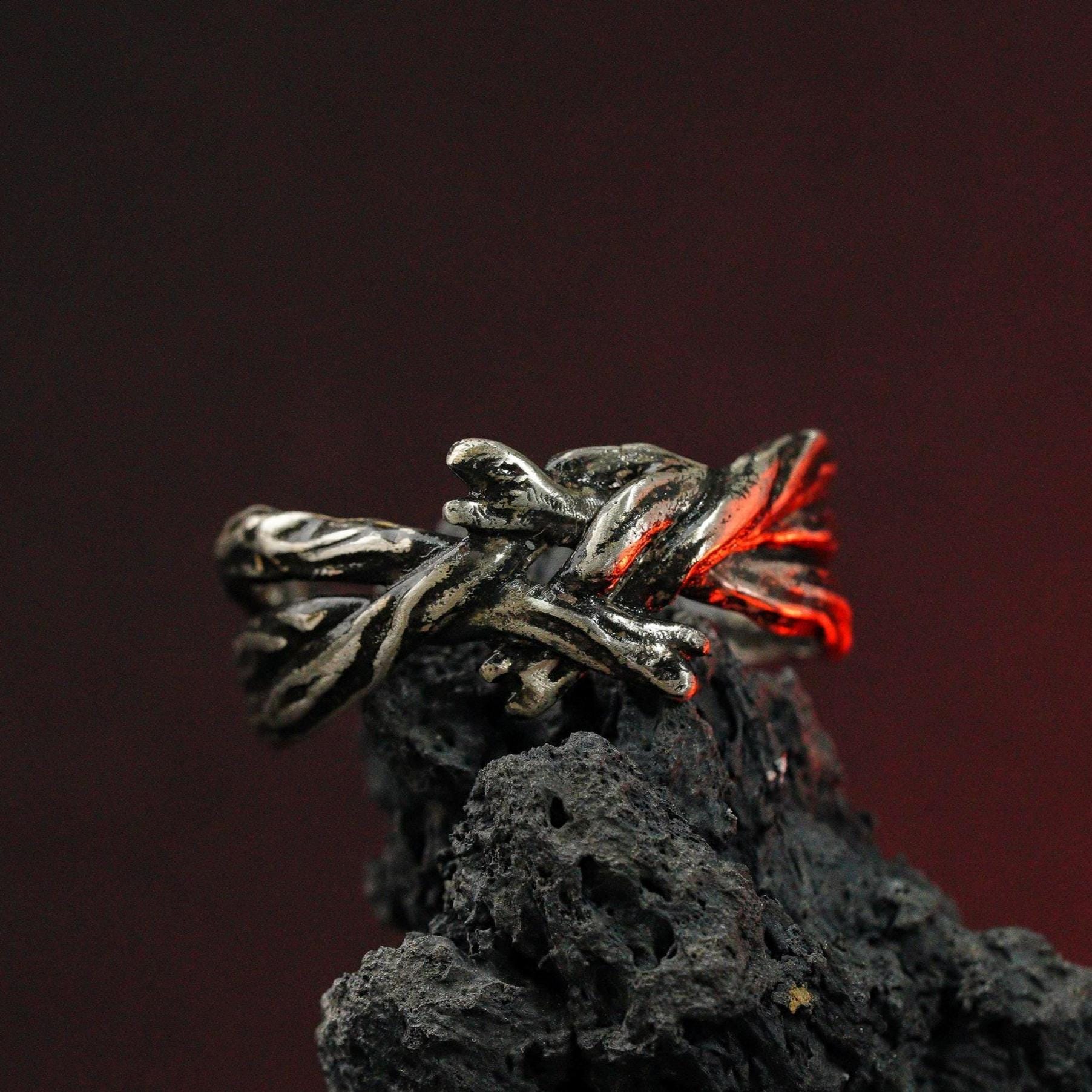 EXCLUSIVE Miquella’s Ring, Elden Ring-Inspired Silver Jewelry, Handmade Fantasy Ring, RPG Cosplay Gift, Collector’s Edition, Ideal for Fans
