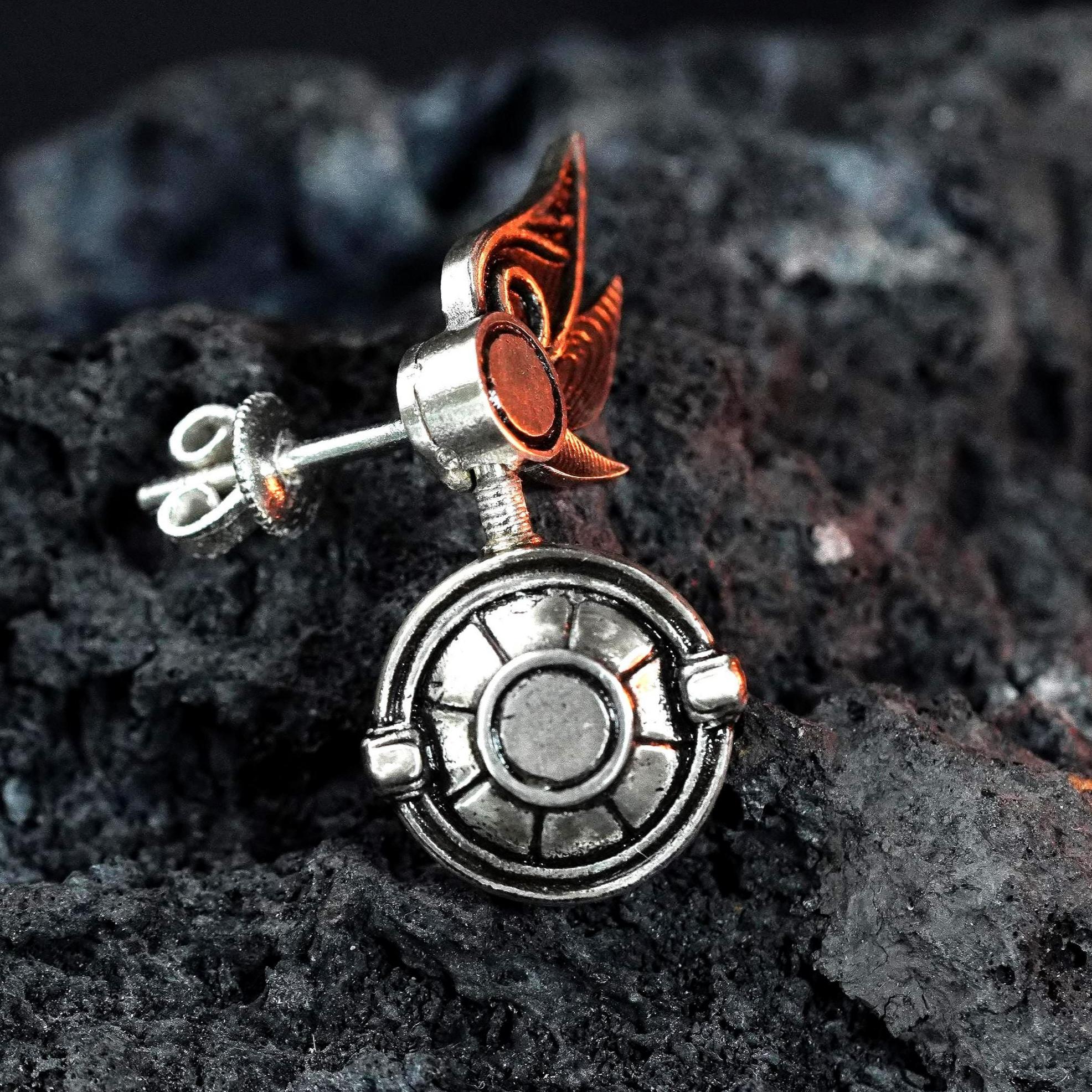 PREMIUM Handmade Final Fantasy VII Tifa Earrings, 950 Silver FF7 Jewelry, Inspired Cosplay Accessory for Tifa Lockhart Fans & Collectors